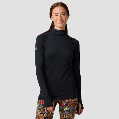 Backcountry Bga Pines Microgrid Ul Baselayer Balaclava Top G2 In Black