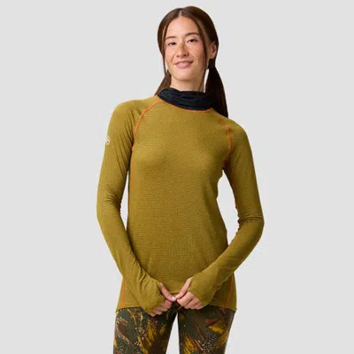 Backcountry Bga Pines Microgrid Ul Baselayer Balaclava Top G2 In Gold