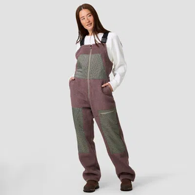 Backcountry Bga Wander Pile-fleece Overall In Granite Plum