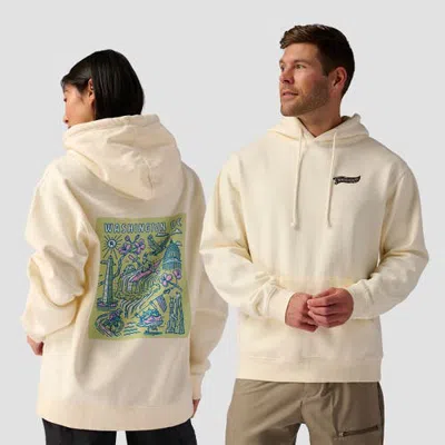 Backcountry Bga Washington Dc Poster Hoodie In Vintage White
