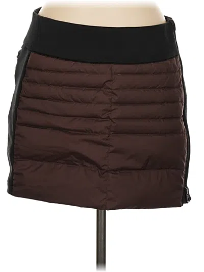 Pre-owned Backcountry Casual Skirt In Brown