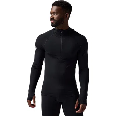 Backcountry Cedars Rws Merino Lt-wt Baselayer 1/2-zip Scuba Top In Animal Print