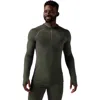 Backcountry Cedars Rws Merino Lt-wt Baselayer 1/2-zip Scuba Top In Green