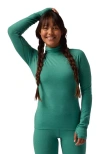 Backcountry Cedars Rws Merino Lt-wt Baselayer Balaclava Top In Green