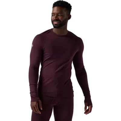 Backcountry Cedars Rws Merino Lt-wt Baselayer Crew Top In Brown
