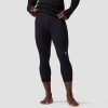 Backcountry Cedars Rws Merino Mid-wt Baselayer 3/4 Bottom In Black