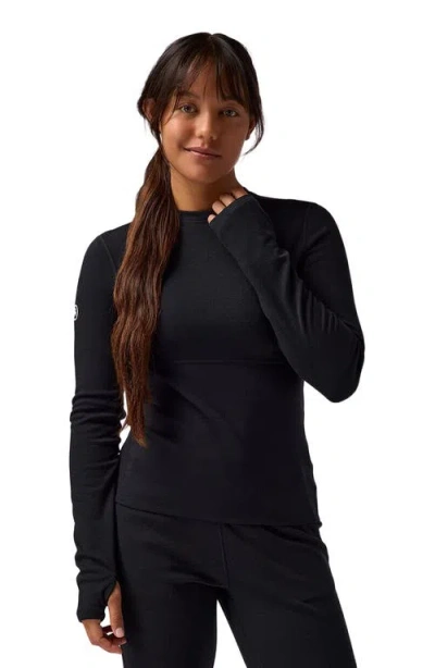 Backcountry Cedars Rws Merino Mid-wt Baselayer Crew Top In Gold