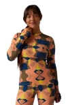 Backcountry Cedars Rws Merino Mid-wt Baselayer Crew Top In Gold