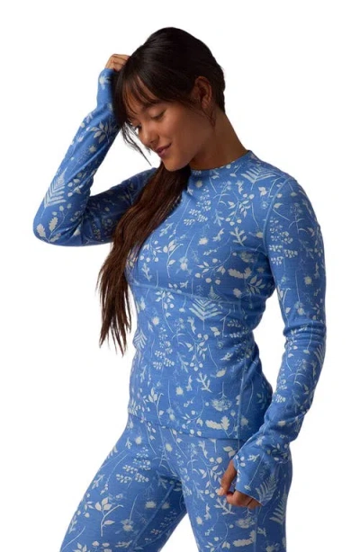 Backcountry Cedars Rws Merino Mid-wt Baselayer Crew Top In Gold