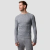Backcountry Cedars Rws Merino Mid-wt Baselayer Crew Top In Gray