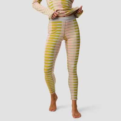 Backcountry Cedars Rws Merino Mid-wt Baselayer Bottom In Mod Stripe