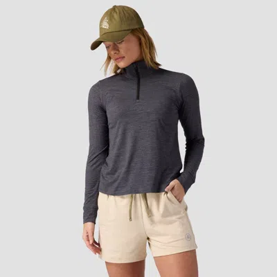 Backcountry Destination 1/4-zip Pullover In Gray