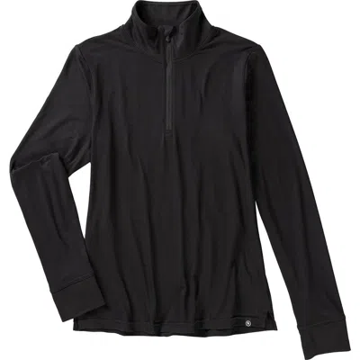 Backcountry Destination 1/4-zip Pullover In Black