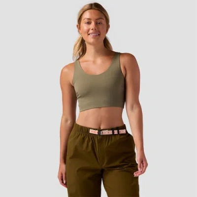 Backcountry Destination Longline Bra Top In Green