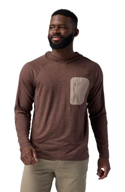 Backcountry Destination Pullover Hoodie In Brown