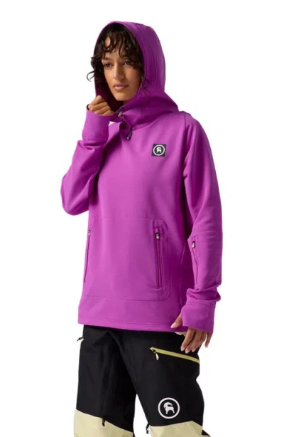 Backcountry Destination Softshell Fleece Hoodie In Purple