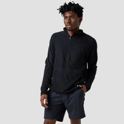 Backcountry Highliner Primaloft Air-perm Fleece 1/4-zip In Black