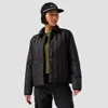 Backcountry Oakbury Synthetic Quilted Shirt Jacket In Black