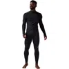Backcountry Pines Microgrid Ultra-lt Baselayer 1/4-zip Top In Animal Print