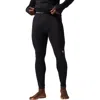 Backcountry Pines Microgrid Ultra-lt Baselayer Bottom In Black
