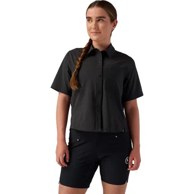 Backcountry Slickrock Short-sleeve Button-up Jersey In Black