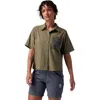 Backcountry Slickrock Short-sleeve Button-up Jersey In Green
