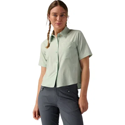 Backcountry Slickrock Short-sleeve Button-up Jersey In Green