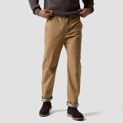 Backcountry Venture Daily Flannel Lined Pant In Brown