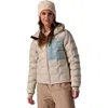 Backcountry Waas Allied Down Hooded Jacket In Gray