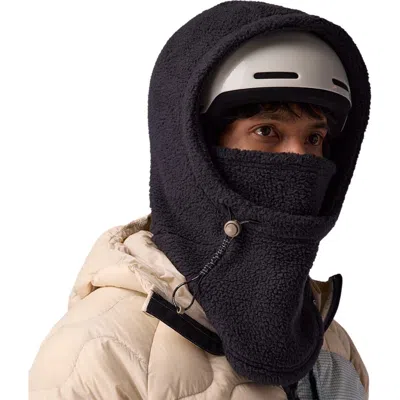 Backcountry Wander Pile-fleece Hood In Black