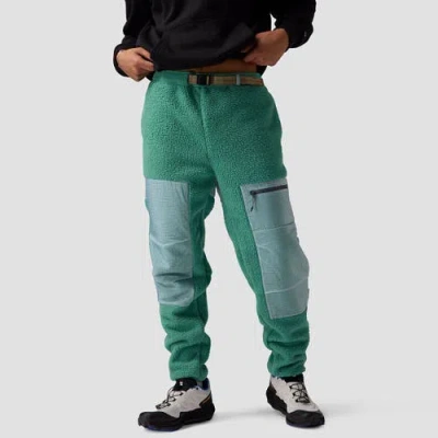 Backcountry Wander Pile-fleece Pant In Green