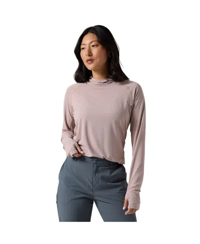 Backcountry Women's Tahoe Sun Hoodie Long Sleeve Performance Tops In Neutral