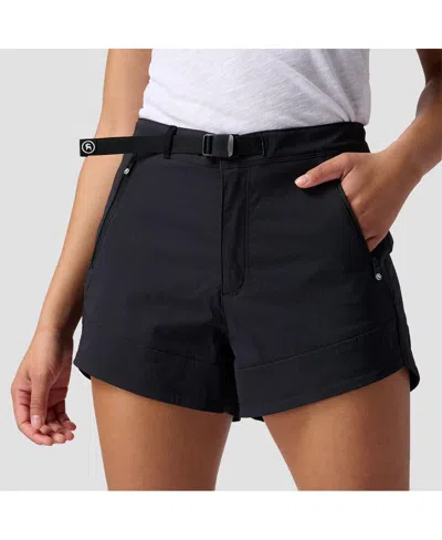 Backcountry Women's Wasatch Ripstop 3.5in Short Performance Shorts In Black