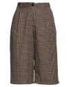 Background Woman Pants Camel Size M Polyester, Viscose, Elastane In Beige