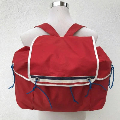 Pre-owned Backpack X Vintage 90's Japanese Bondage Rucksack In Red