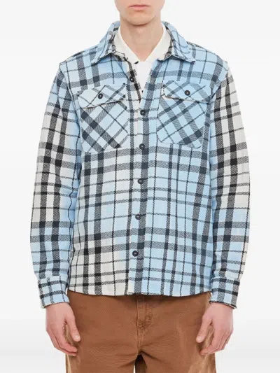 BACKSIDE CLUB CHECKED-PATTERN SHIRT