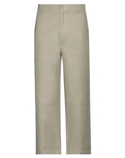 Backsideclub Man Pants Sand Size L Cotton In Beige