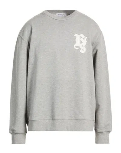 Backsideclub Man Sweatshirt Light Grey Size Xl Cotton In Gray