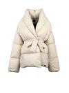 Bacon Beige Polyamide Dada 78 Down Jacket In Gray