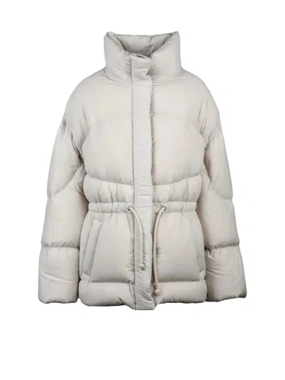 Bacon Beige Polyamide New Order 78 Down Jacket In Gray