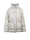 Bacon Beige Polyamide New Order 78 Down Jacket In Gray