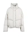 Bacon Beige Polyamide New Order Down Jacket In White