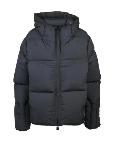 Bacon Black Polyamide Storm Down Jacket In Blue