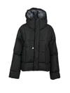Bacon Black Polyester Oaks Down Jacket In Black