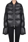 Bacon Bomber Style Down Jacket In Black