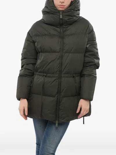 Bacon Cloud Multi-pocket Puffer Jacket In Black