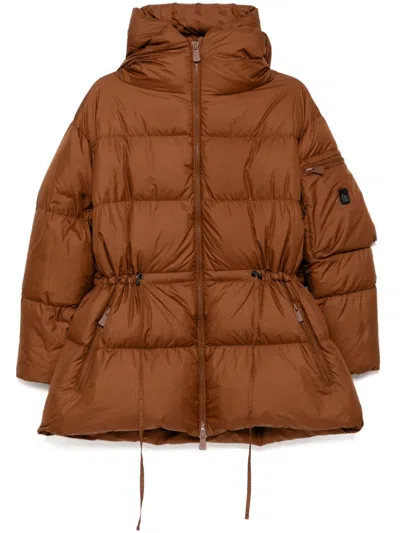 Bacon Cloud Puffer Jacket In Brown