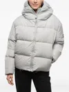 Bacon Cloud Quilted Jacket In Gray