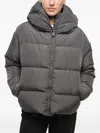 Bacon Cloud Zip-up Puffer Jacket In Gray
