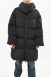 Bacon Collar-shaped Hood Storm Down Jacket